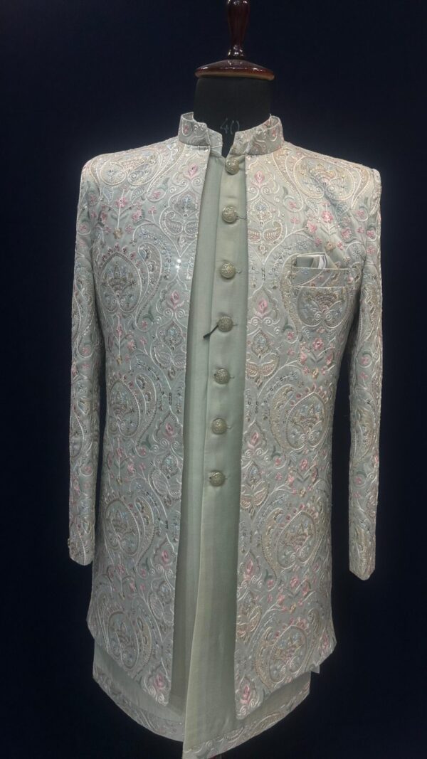 Pista Embroidered Men's Indowestern